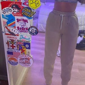 Tan joggers